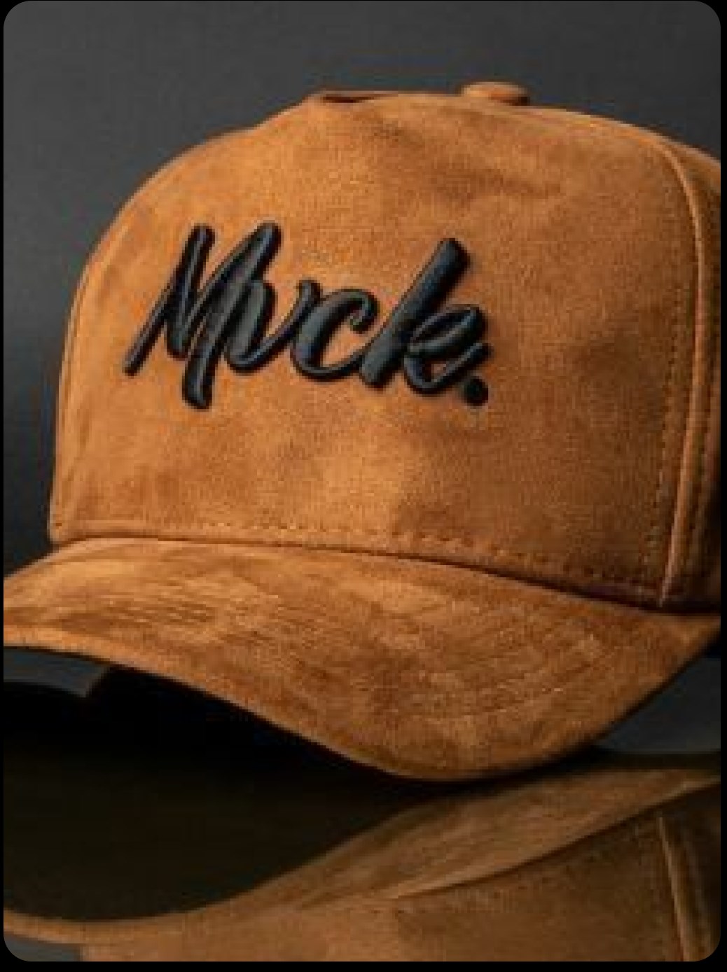 Mack cap embroidery sample