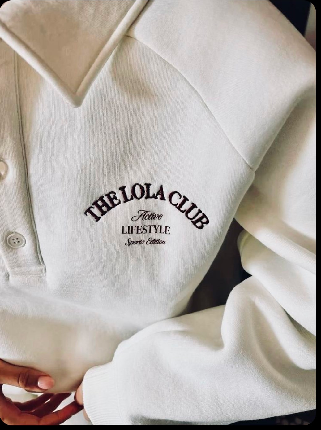 Lola Club embroidered polo